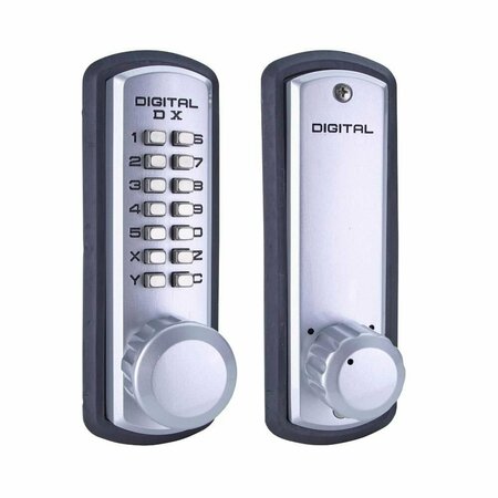 LOCKEY USA Mechanical Keyless Deadbolt, Single Sided, 3210, Marine Grade 3210SCMG